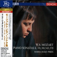 Denon Japan : Pires - Mozart Sonatas